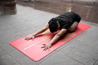 Zodiac Yoga Mat - Patented Alignment Design, Advanced Non-Slip Grip