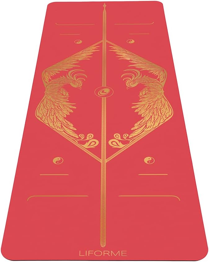 Zodiac Yoga Mat - Patented Alignment Design, Advanced Non-Slip Grip