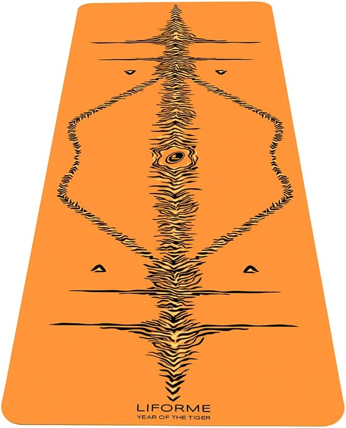 Zodiac Yoga Mat - Patented Alignment Design, Advanced Non-Slip Grip