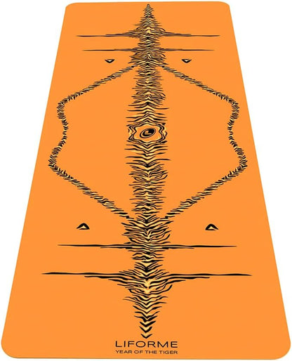 Zodiac Yoga Mat - Patented Alignment Design, Advanced Non-Slip Grip