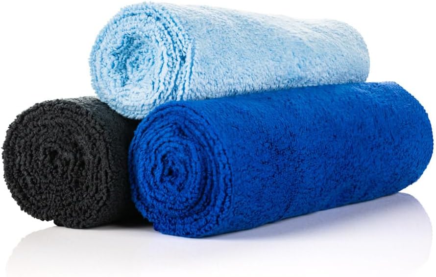 Sport & Workout Towel - Gym, Exercise, Fitness, Spa, Ultra Soft, Super Absorbent, Fast Drying Premium Microfiber, 320gsm, 16in x 27in, Lavender - Pack of 3
