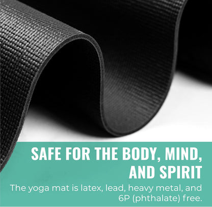 Value 3mm Bulk Yoga Mats, 12 or 16 Pack, 68x24in