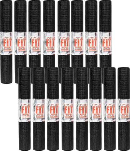 Value 3mm Bulk Yoga Mats, 12 or 16 Pack, 68x24in