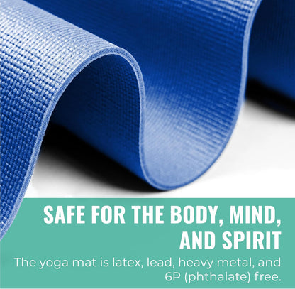 Value 3mm Bulk Yoga Mats, 12 or 16 Pack, 68x24in