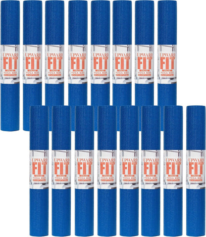 Value 3mm Bulk Yoga Mats, 12 or 16 Pack, 68x24in
