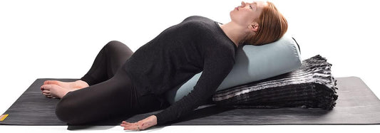 Recycled Plaid Yoga Blanket - Use as a Yoga Prop, Made From Recycled Materials, Very Soft, Supportive, Extra Thick, Warm and Cozy
