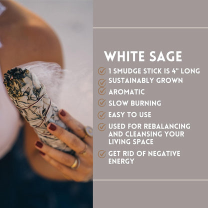 Organic Smudge Kit – Yerba Santa, Palo Santo, Sweetgrass Braid, Feather & Smudge Guide | Home Cleansing Kit for Meditation, Yoga, Energy Healing & Gift (Starter Kit, Yerba Santa Sage)