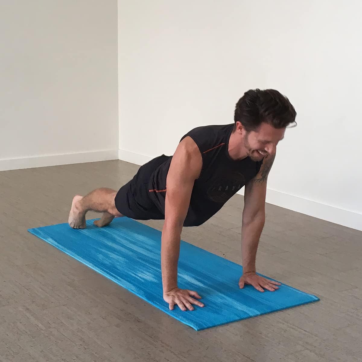 Nature Ultra Yoga Mat - Unique Variegated Design, Extra Cushion, Durable, Sticky and Grippy, Stable Non-Slip Surface, Lightweight
