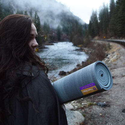 Nature Ultra Yoga Mat - Unique Variegated Design, Extra Cushion, Durable, Sticky and Grippy, Stable Non-Slip Surface, Lightweight
