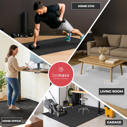 Gym Mats Set - EVA Interlocking Foam Floor Tiles Workout Mat Puzzle