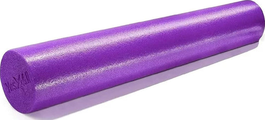 Medium Firm Round PE Foam Roller 12, 18, 24, 36 Inches for Pilates, Yoga, Stretching, Balance & Core Exercises