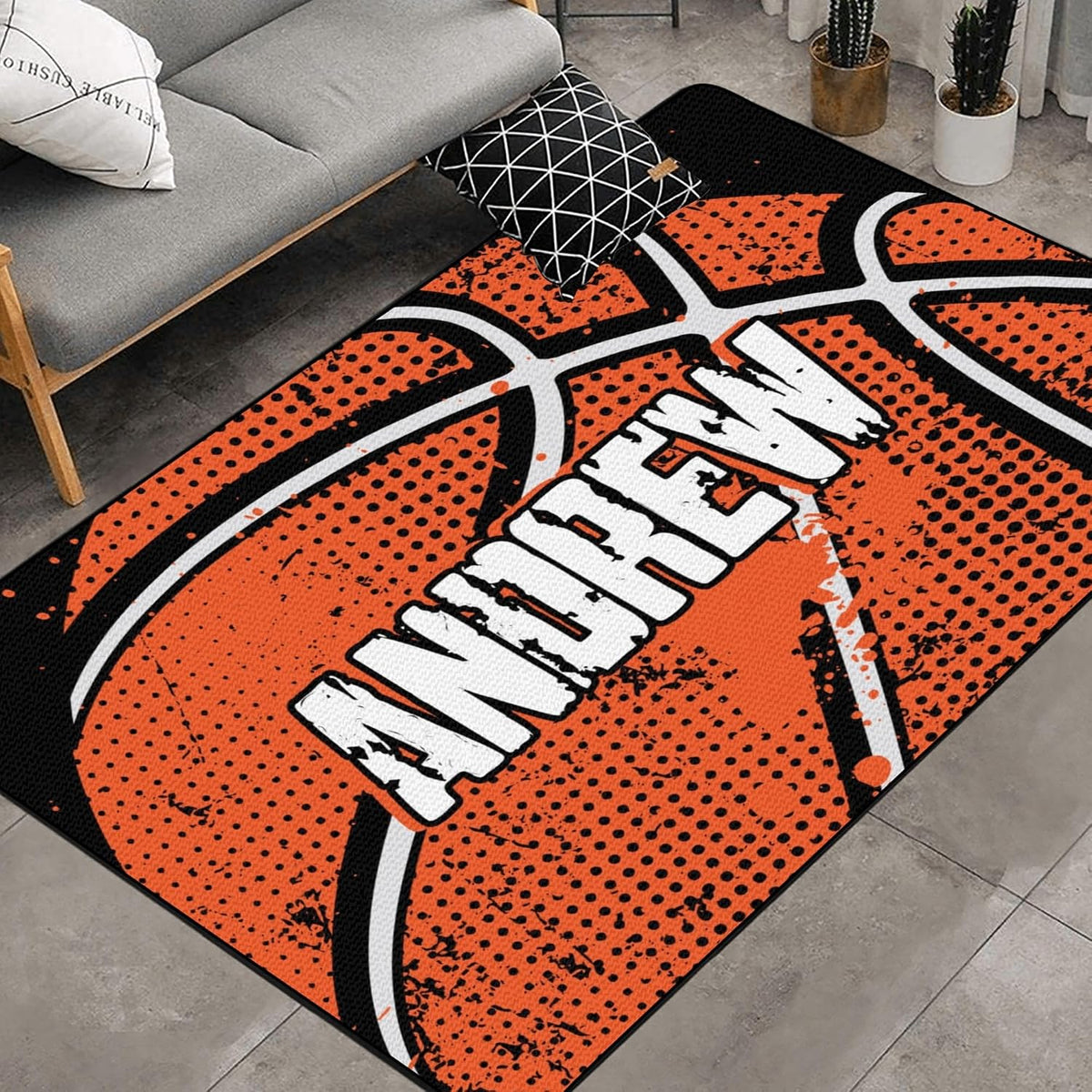 Personalized Family Name Initials Monogram Pink Rug, Shining Butterfly Printed Carpets for Girls Kids Butterfly Theme Living Room Indoor Bedroom Decor 5'×7' Soft Polyester Yoga Mat