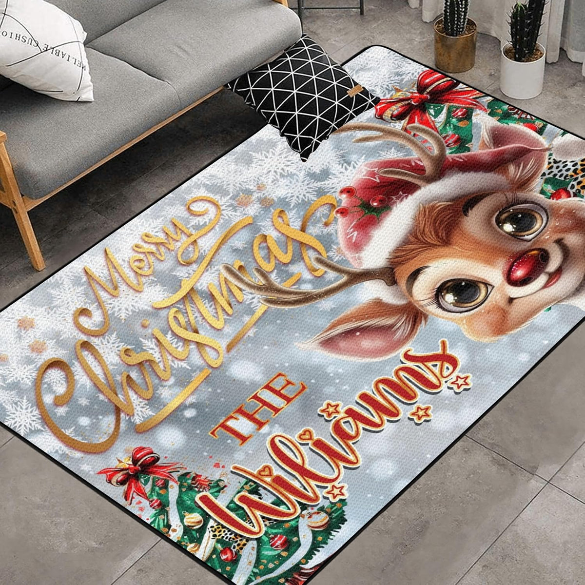 Personalized Family Name Initials Monogram Pink Rug, Shining Butterfly Printed Carpets for Girls Kids Butterfly Theme Living Room Indoor Bedroom Decor 5'×7' Soft Polyester Yoga Mat