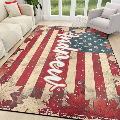 Personalized Family Name Initials Monogram Pink Rug, Shining Butterfly Printed Carpets for Girls Kids Butterfly Theme Living Room Indoor Bedroom Decor 5'×7' Soft Polyester Yoga Mat