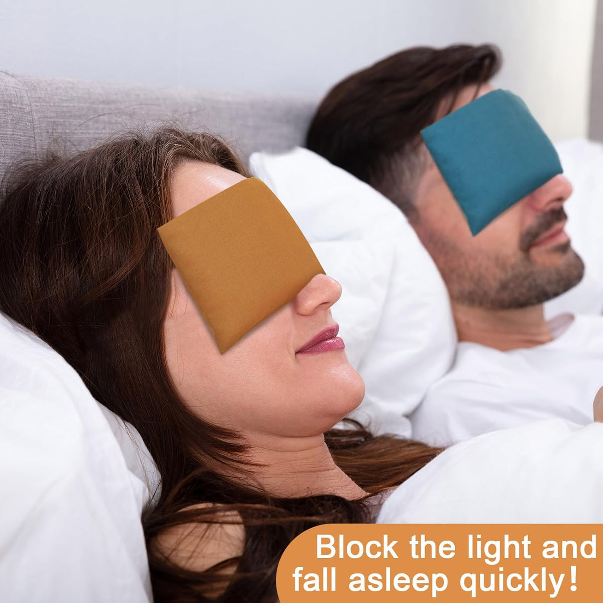 6 Pack Cotton Eye Pillow Cover, for Zipper Yoga Spa