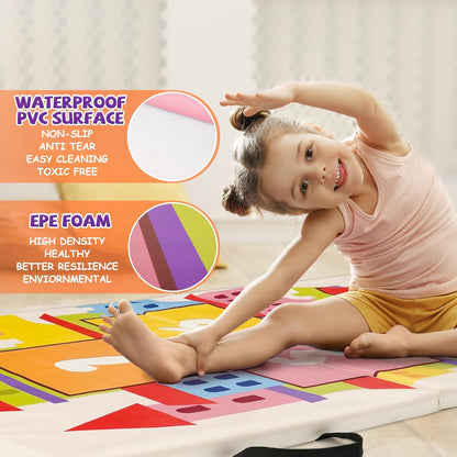 Gymnastics Tumbling Mats Foldable Gym Tumble Mat for Kids