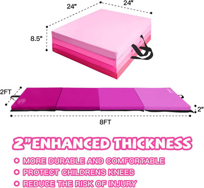 Gymnastics Tumbling Mats Foldable Gym Tumble Mat for Kids
