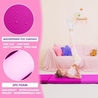 Gymnastics Tumbling Mats Foldable Gym Tumble Mat for Kids