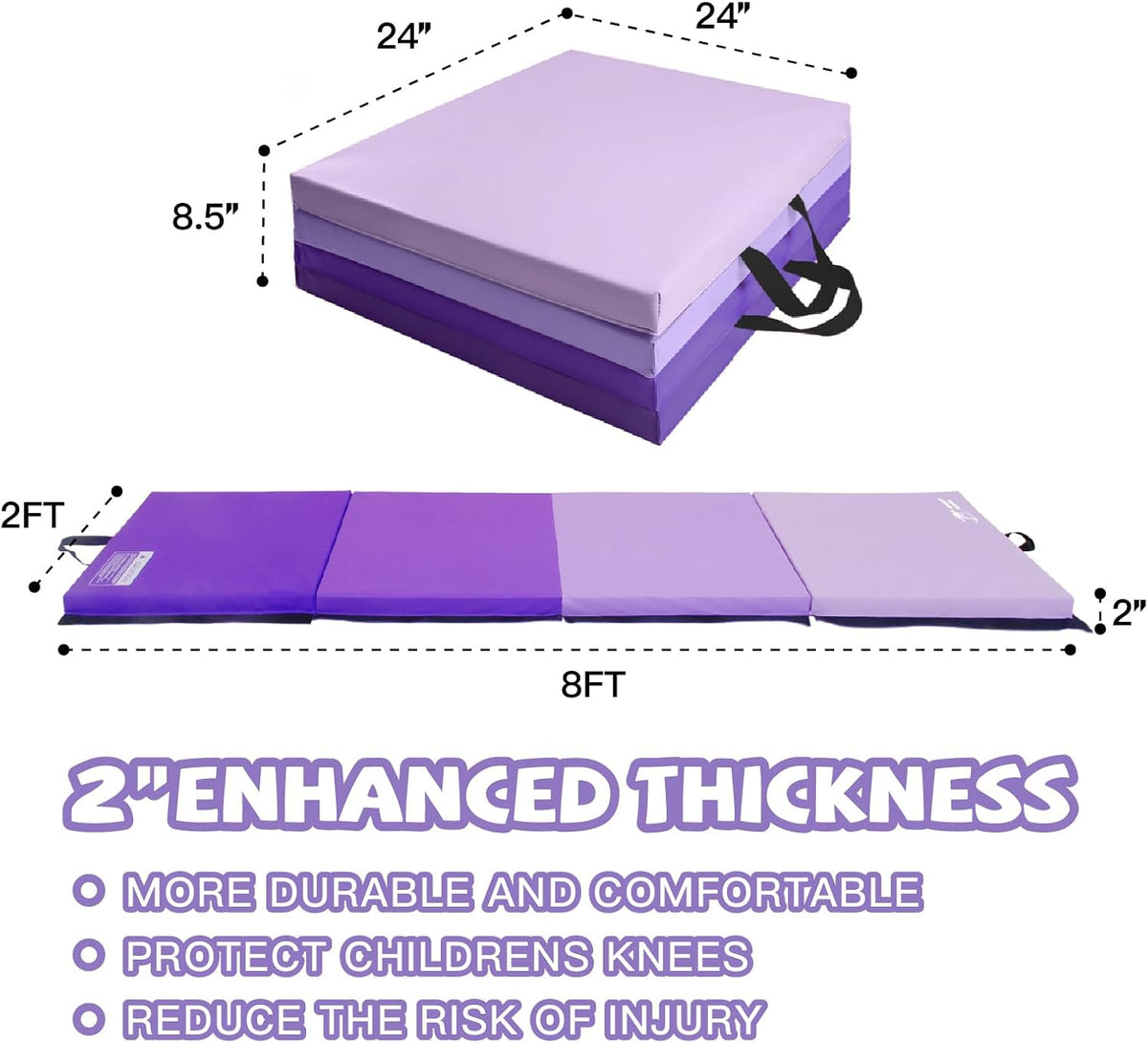 Gymnastics Tumbling Mats Foldable Gym Tumble Mat for Kids