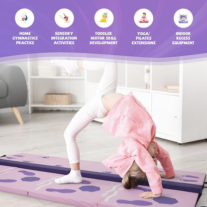 Gymnastics Tumbling Mats Foldable Gym Tumble Mat for Kids