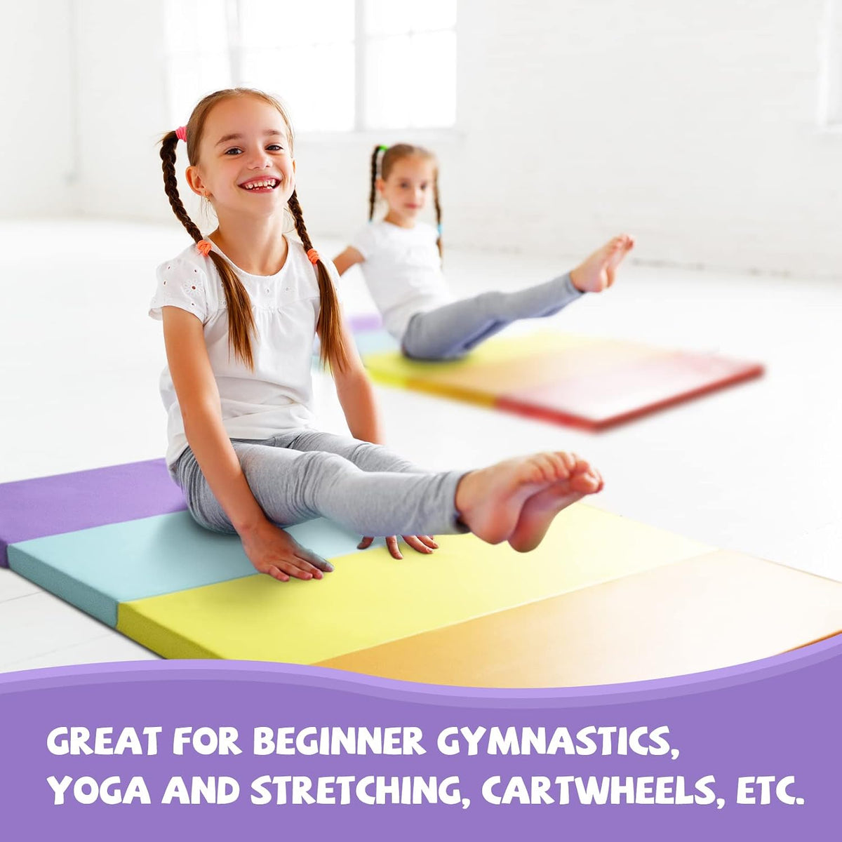 Gymnastics Tumbling Mats Foldable Gym Tumble Mat for Kids