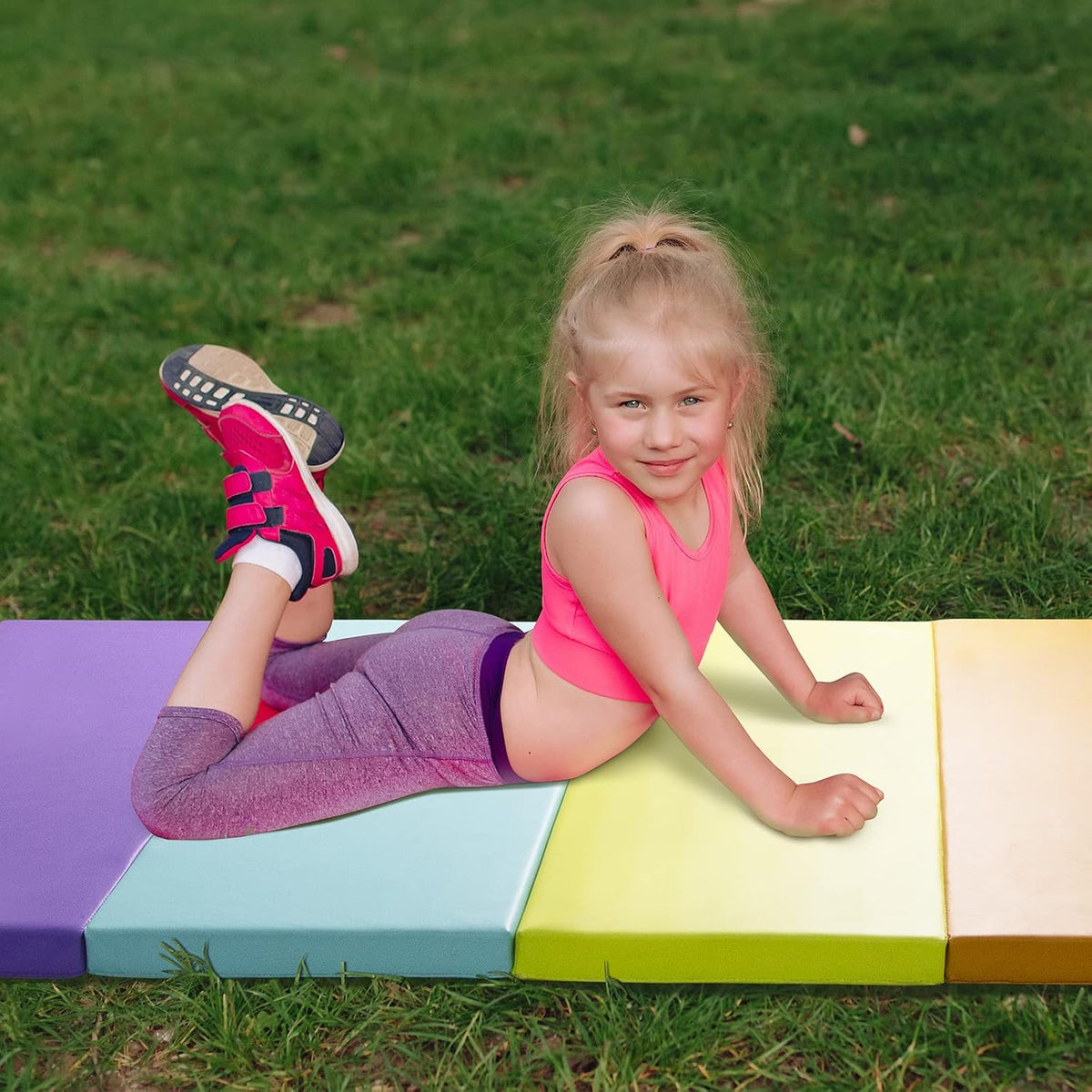 Gymnastics Tumbling Mats Foldable Gym Tumble Mat for Kids