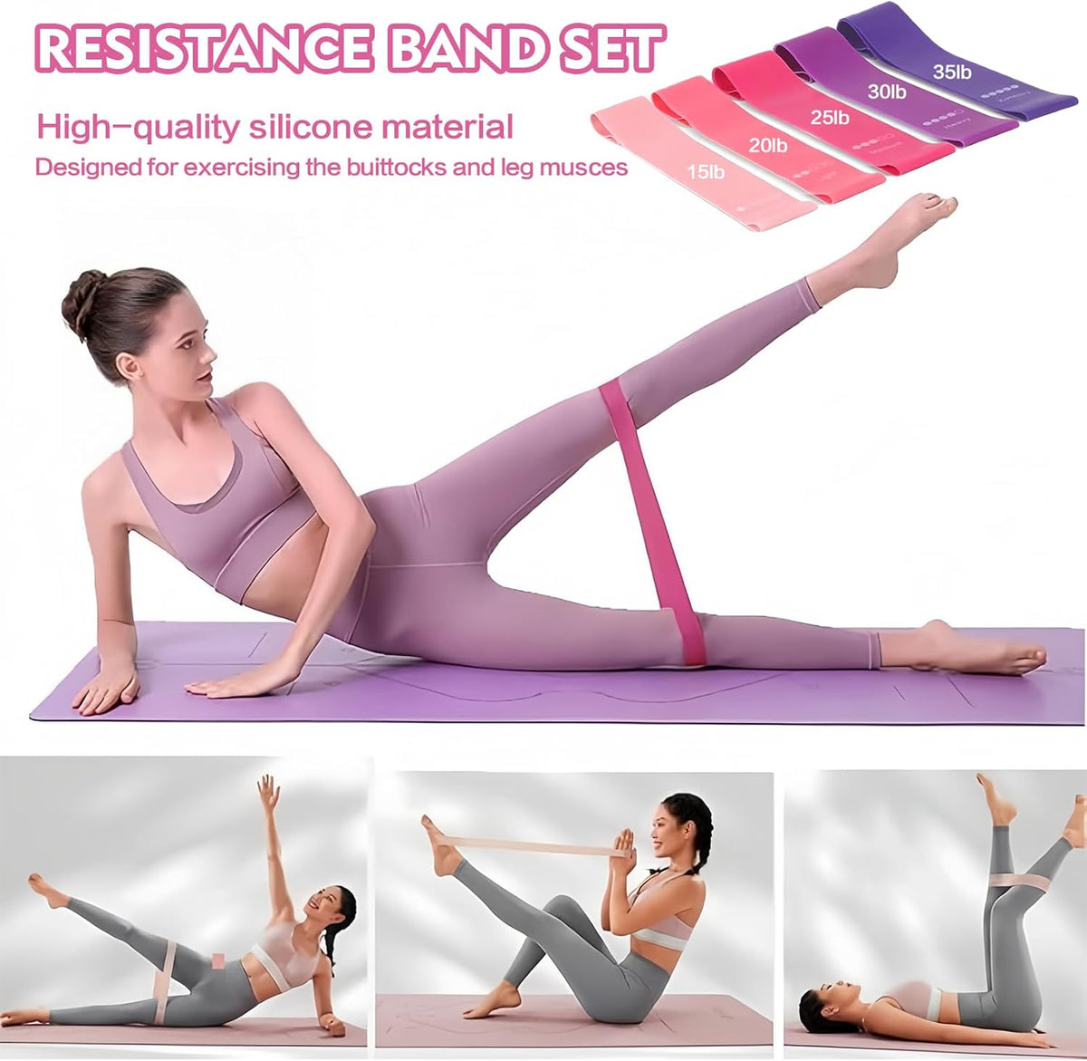 13 PCS Pilates Essentials Kit for Women,Pilates Ring and Yoga Ball & Accessories, with Resistance Bands for Home Workouts,Pilates,Yoga