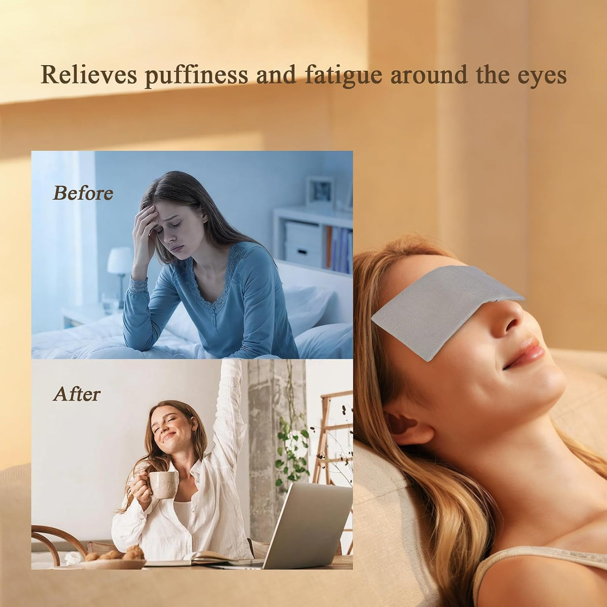 Cotton Weighted Eye Pillow Case Covers, 6pcs Cooling Eye Pillow Cases