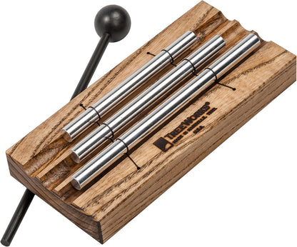 Chimes Energy Chime, Single Note –– MADE IN U.S.A. –– For Meditation, Classrooms, Sound Healing or Yoga, Includes Mallet