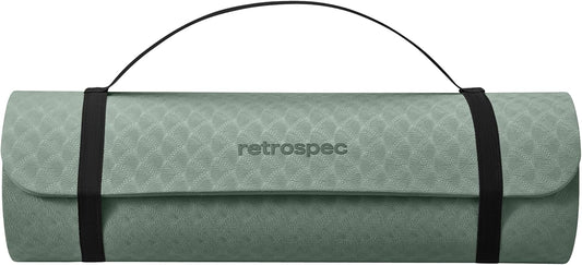 Zuma 1/2" Yoga Mat Non Slip Exercise Mat For Pilates, Workout