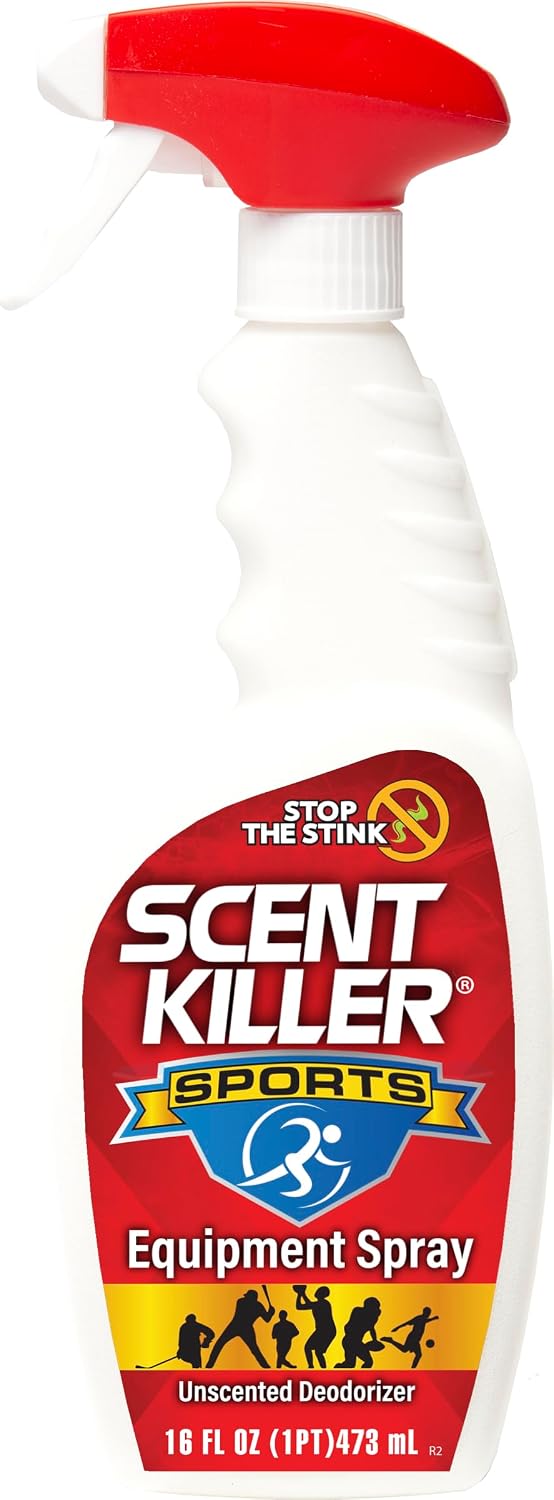 Scent Killer Sports Equipment Deodorizer Spray Unscented 16 oz