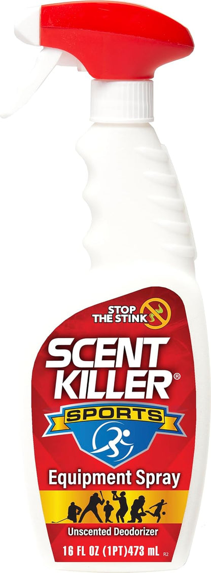 Scent Killer Sports Equipment Deodorizer Spray Unscented 16 oz