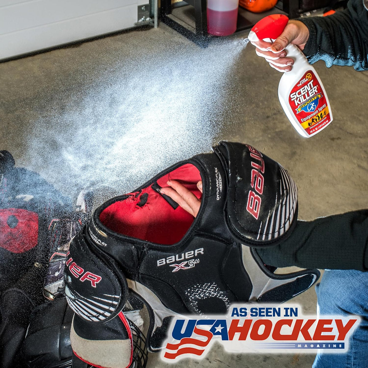 Scent Killer Sports Equipment Deodorizer Spray Unscented 16 oz