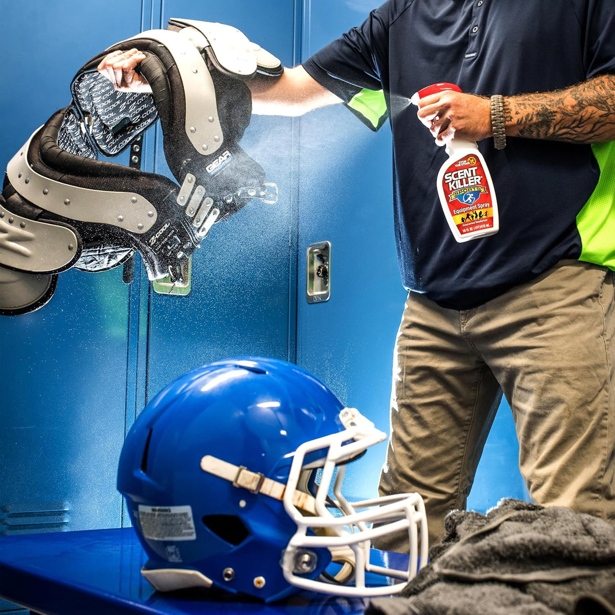 Scent Killer Sports Equipment Deodorizer Spray Unscented 16 oz