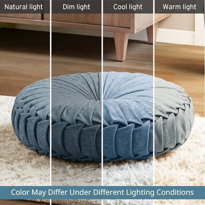 Intelligent Design Floor Pillow, Cushion for Meditation, 24x24 Yellow