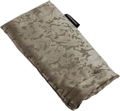 Silk Eye Pillow with Herbal Filling - Natural Herbal Filling, Relaxing Scent, Light Weight, Chill in Freezer, Washable Cover