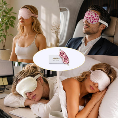 Adjustable 22 Momme 100% Pure Mulberry Silk Sleep Mask