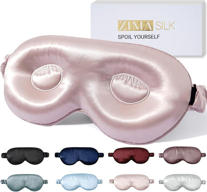 Adjustable 22 Momme 100% Pure Mulberry Silk Sleep Mask