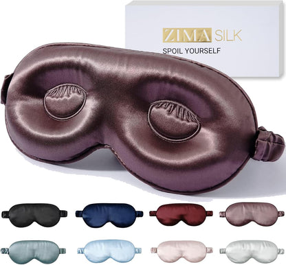 Adjustable 22 Momme 100% Pure Mulberry Silk Sleep Mask