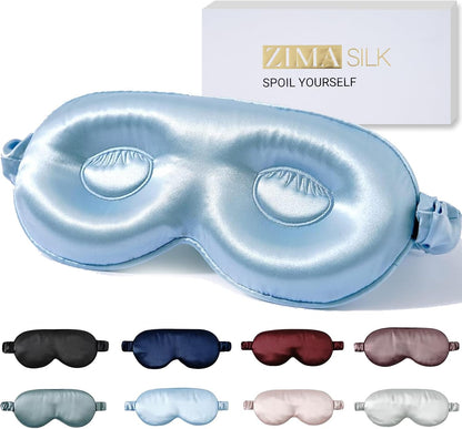 Adjustable 22 Momme 100% Pure Mulberry Silk Sleep Mask