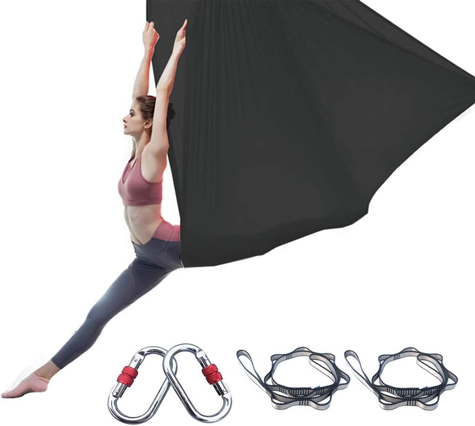 Aerial Hammock, 16.4ft 9.2ft Swing Set for Anti-Gravity Yoga, Dance & Acrobatics