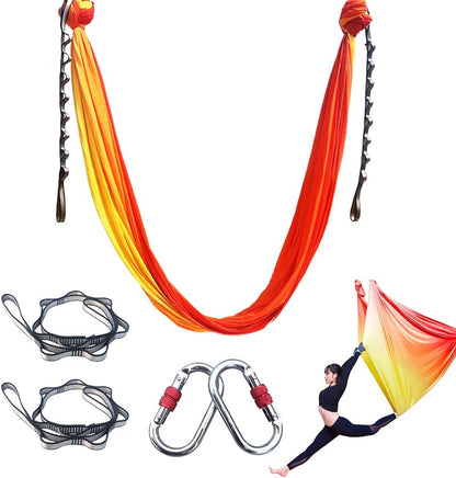 Aerial Hammock, 16.4ft 9.2ft Swing Set for Anti-Gravity Yoga, Dance & Acrobatics