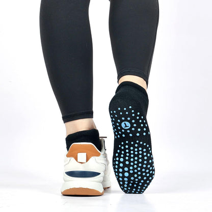 Pilates Socks for Women, Cushioned Grip Yoga Socks, Barre Socks