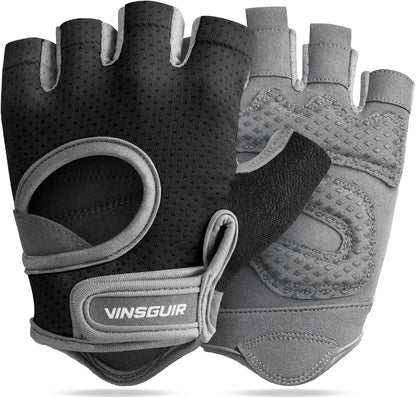 Workout Gloves for Women and Men, Breathable & Padded Gym Gloves