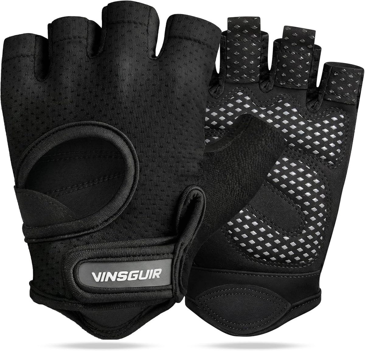 Workout Gloves for Women and Men, Breathable & Padded Gym Gloves