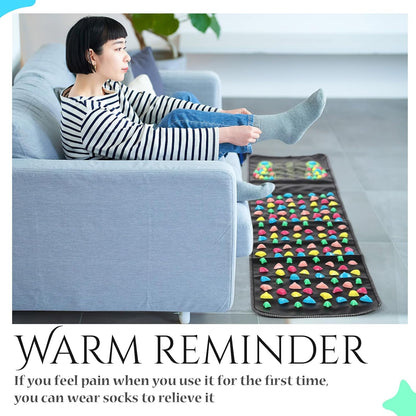 Foot Acupressure Mat Walk Stone Road,55.12 X 13.78 Inches