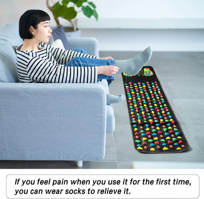 Foot Acupressure Mat Walk Stone Road,55.12 X 13.78 Inches