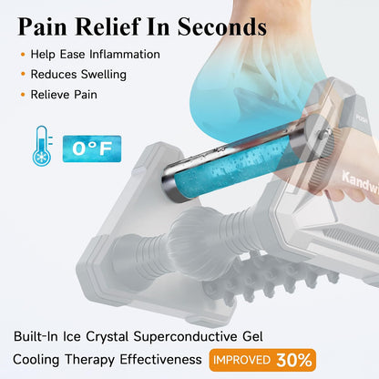 Icing Plantar Fasciitis Relief Foot Roller Massager, Green