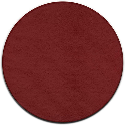 Women's Large Home Decor Mat, Soft Round Yoga Carpet, Non Slip Machine Washable Home Office Circle Rug Purple