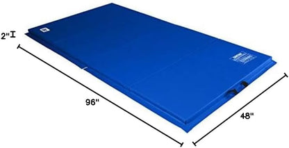 Folding Exercise Mat - 2" Thick X-Large 4x8'